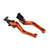 1Pair Aluminum Motorcycle Brake Handle 6-position Adjustable Brake Clutch Levers  Bike Parts