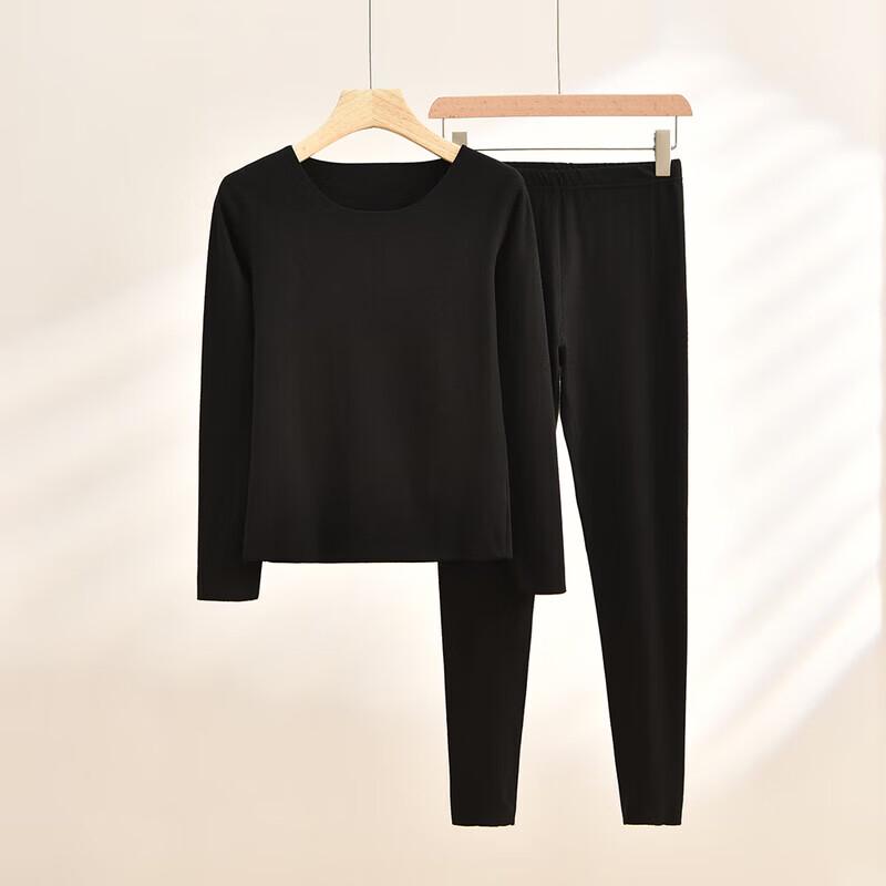 TINSINO Cationic Double-Sided Fleece Seamless Thermal Underwear Set