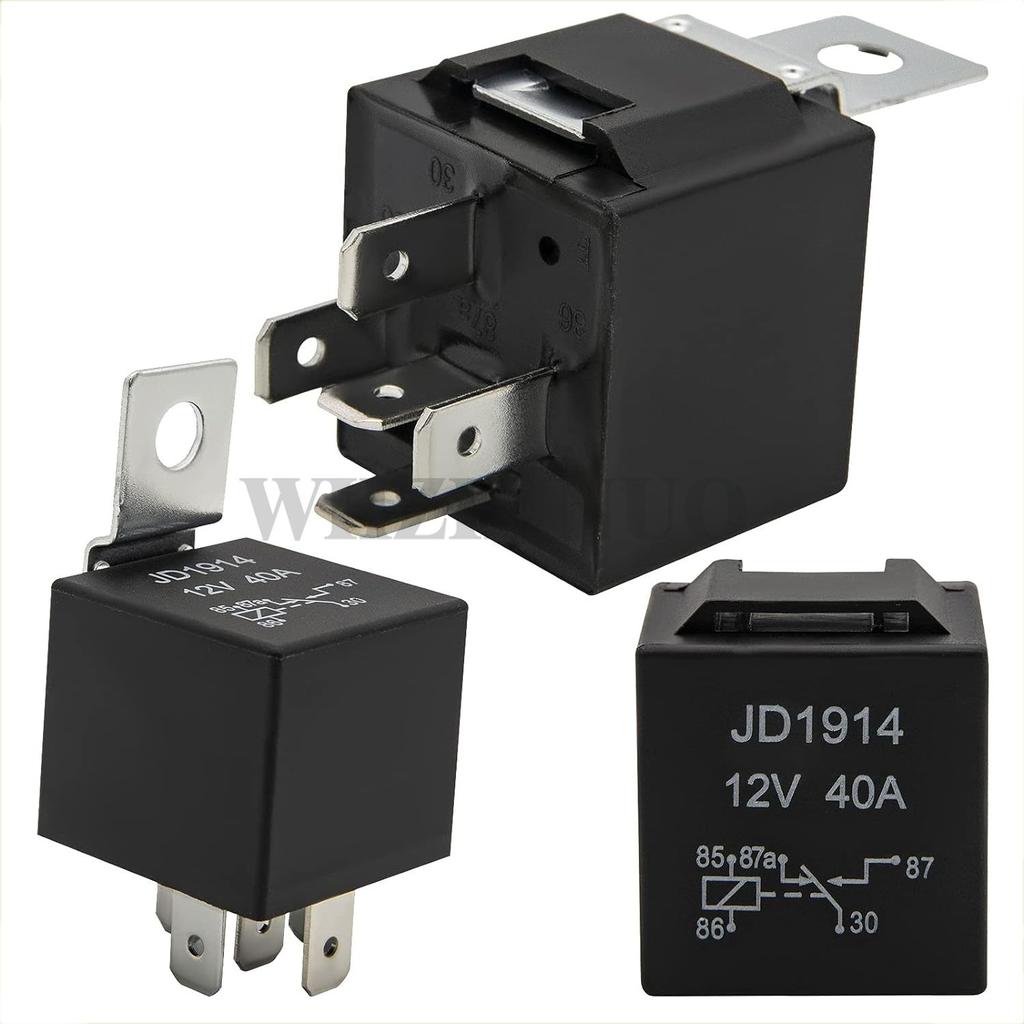 JD1914 Relay 12V 40A 5 Pin Car Relay 584416 586147 586224 for Johnson Evinrude OMC Outboard Marine Corp Bulbs 7