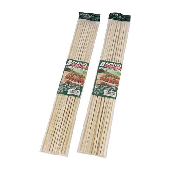 [Amazon.co.jp Limited] Captain Stag (CAPTAIN STAG) Barbecue Skewer Bamboo Square Shape 45cm [40 Pieces] UZ-13214