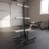 Barbell Plate Storage Rack Universal Weight Safeguarding for Home Gym