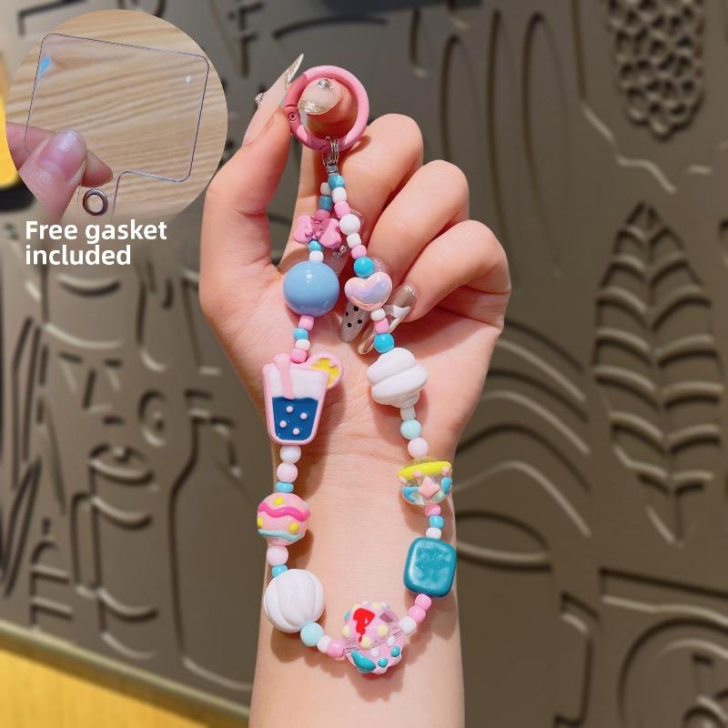 Neue Cartoon-Handgezeichnete Kette, Niedlicher Auto-Schlüsselanhänger-Anhänger, Taschenaccessoire, Kleines Geschenk