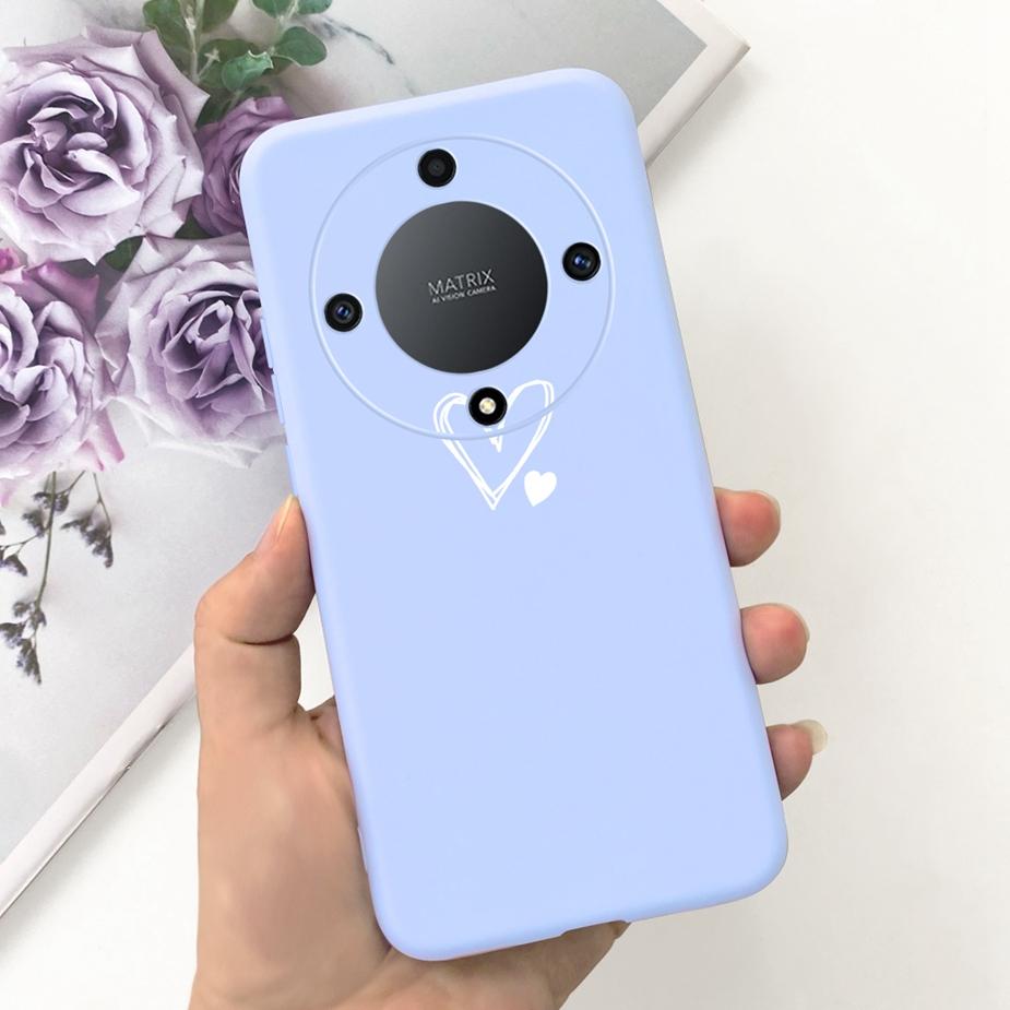 Für Honor Magic6 Lite Hülle Honor X9b Hübsche Mädchen Sonnenblumen Hülle Weiche Silikon Handyhülle Für Honor Magic6 Lite HonorX9b Bumper