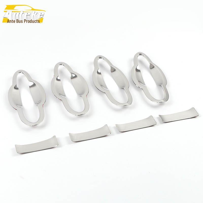 Cavalier Stainless Steel Door Bowl Protective Frame - Anti-Scratch Car Accessory