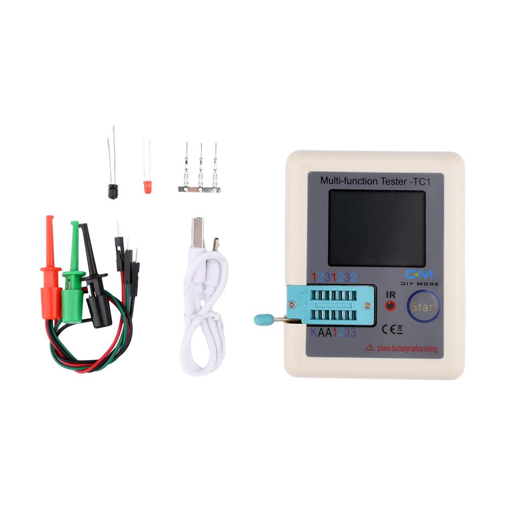 LCR-TC1 Colorful Display Pocketable Multifunctional TFT Backlight Transistor Tester for Diode Triode Capacitor Resistor Transist