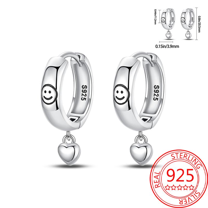 Brincos de abelha para menina adorável amarelo preto dançando abelha feliz s925 brincos de argola presente de aniversário joias de prata