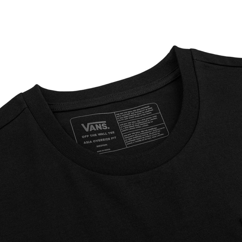 Vans Rainbow Fun Logo Loose Round Neck Short Sleeve T-Shirt Unisex Tops Black VN0A5H84BLK