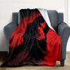 SilhouetteSoft Throw Blanket Flannel Blanket Warm Sofa Bed Camping home Decor Unique Christmas Gift C3181