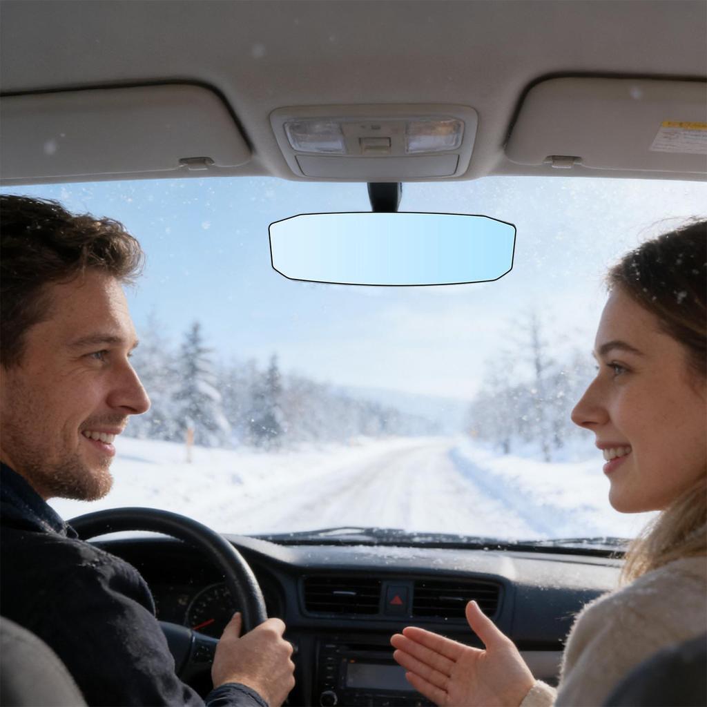 Car Baby Mirrors Interior Rear View Mirror Wide Angle Rearview Mirror Large Vision Auxiliary Monitor For RVs Trucks Sedans SUVs