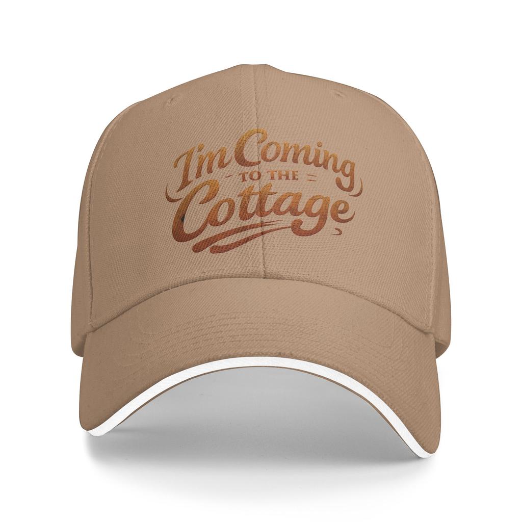 Ich komme zur Hütte Lässige Baseballkappe Jagd Camping Hip Hop Hüte Sommer Heißer Verkauf Unisex-Teens y2k Lustige Snapback-Kappe
