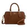 Rowan 18 Classic Logo Print Suede Shoulder Crossbody Handbag Small Women Handbag Warm-Brown CEQ65-IMWBR