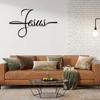 Christian Metal Wall Art Cross Jesus Decor, Inspirational Gift, Spiritual Sculpture, Easy Install