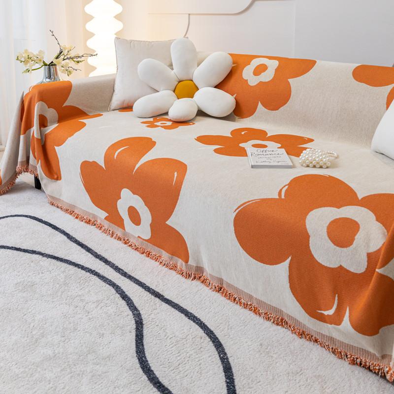 Sofa Cover Anti-cat Scratch Sofa Cover Cloth Ins Wind Cover Cloth Full Cover Cloth Nordic Jacquard Sofa Towel Full Cover Cover
