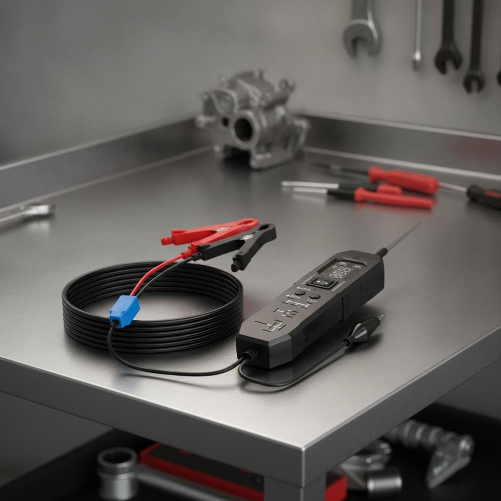 Automotive Switch Tester 4-Pin Testing Tool with Test Lead Portable