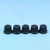 5Pcs PN-8F 16*14.5mm Striped Plastic Knob Cap With Copper Core Electronic Instrument Switch Caps Inner Hole 6.35mm