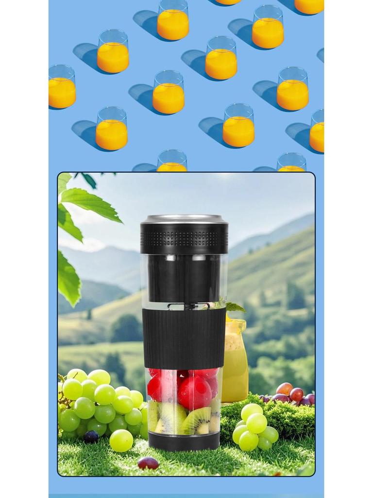 Portable Electric Juicer Cup: Compact Kitchen Blender & Food Processor