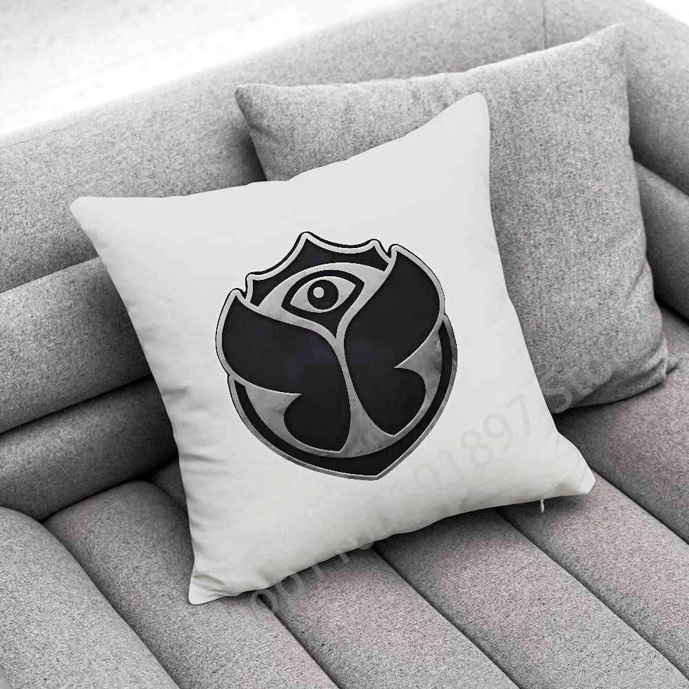 Tomorrowland Logo Music Throw Pillow Case For 45x45cm 40x40cm 30x30cm 50x50cm 55x55cm Square Home Pillowcase Case