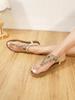 New Summer Flat Pinfoot Rhinestone Comfortable Beach Sandals Women