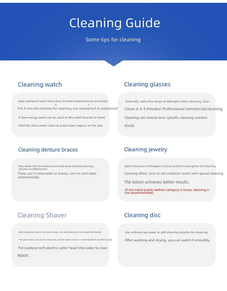 Jiekang CE-5200A Ultrasonic Cleaner for Jewelry and Glasses