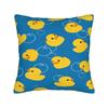 Yellow Rubber Duck Pillowcases Morden Pillow Case For Office Car Home Decor Print Pillow Cover