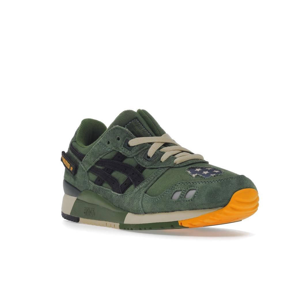 Sneaker Politics x ASICS Gel Lyte 3 Always Ready Adidași Bărbați Verde Curte Negru 1201A516-300