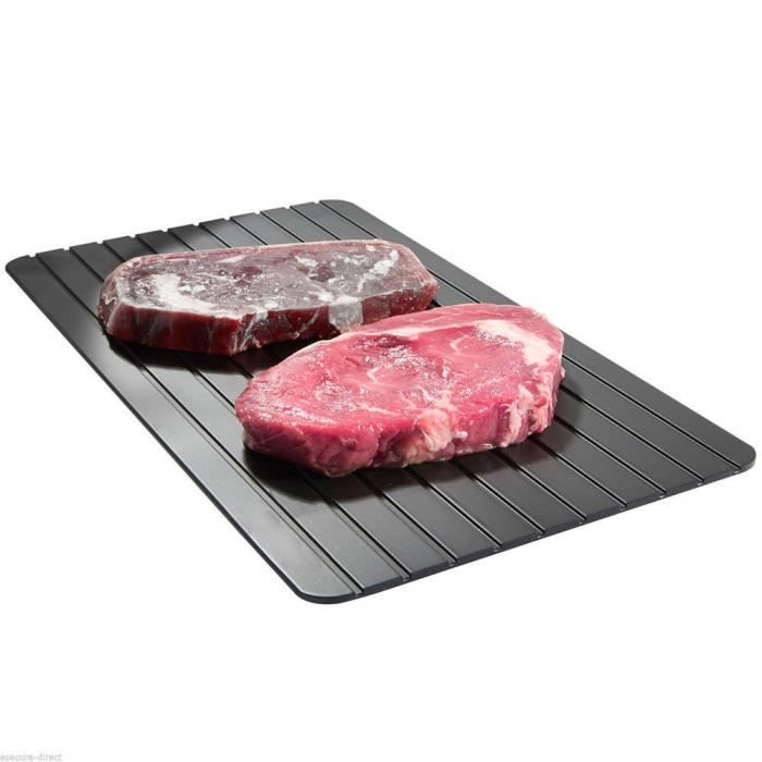 Plaque de Décongélation rapide des Aliments - Couleur Noir