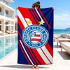 Football Club Emblem Beach Towel, Microfiber Beach Towel, Perfect For Pool, Beach, Travel, Home Decor Beach Party Fan Gifts