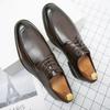 Fashion High Quality Brand Men's Genuine Leather Shoes Soft Soled Anti Slip Flat Shoes Commuting Work Shoes Men's Business Casual Shoes