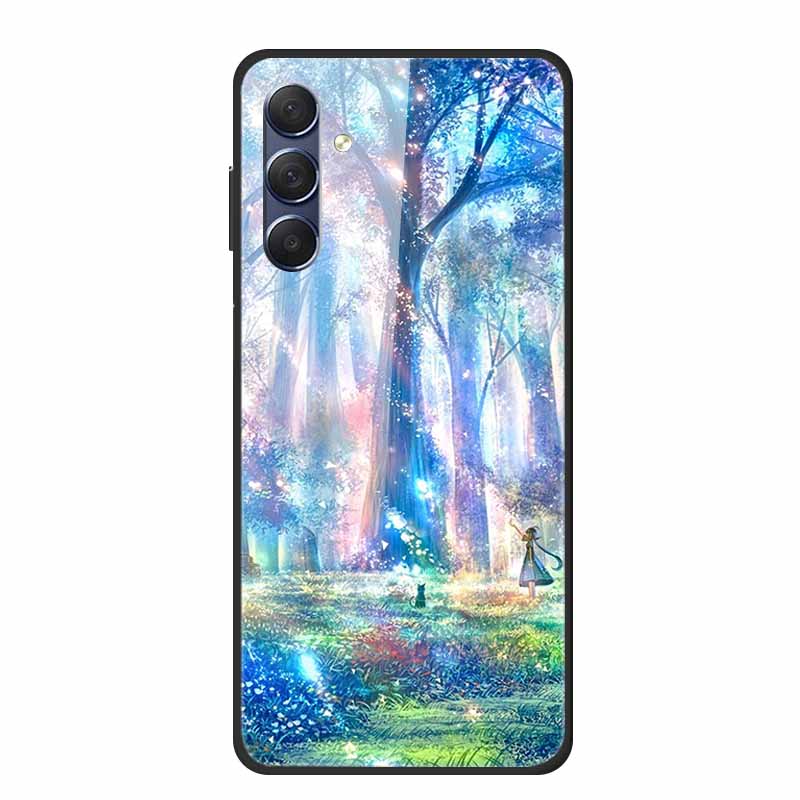 

Для Samsung Galaxy M54 F54 Чехол Роскошная Задняя Крышка из Закаленного Стекла Жесткий Чехол Samsung Galaxy F 54 M 54 Capa Fundas Coque Цветной -Samsung Galaxy M54