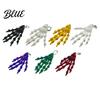 Skeleton Hand Charm Keychain with Hanging Chain 3D Printed Ornament Movable Keychain Joint Design Skull Palm Stress Relief Toy for Halloween