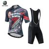 XINTOWN Mens Short Bib Cycling Jersey Quick Dry Moisture Wicking Bike Shirt Wear