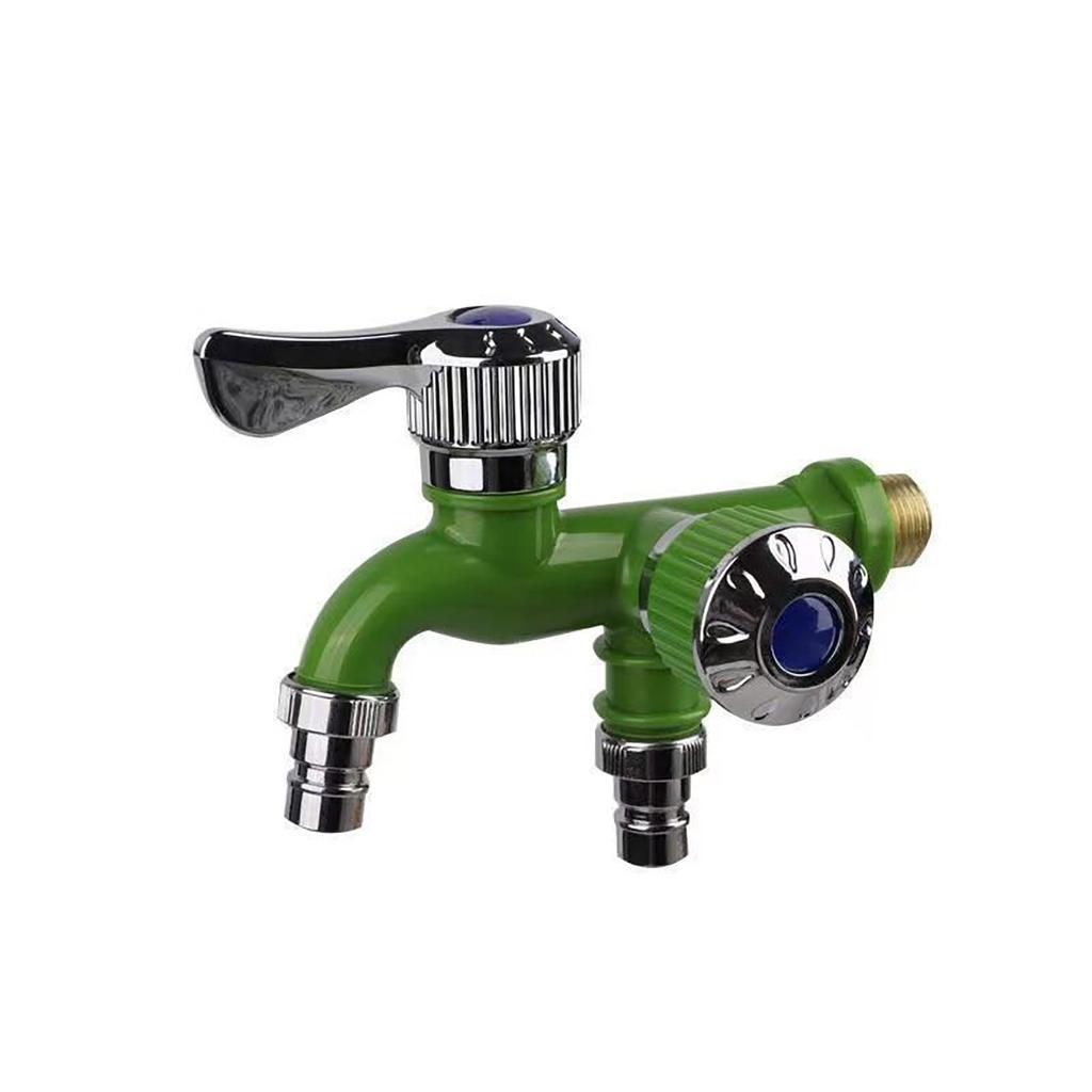 Multi-function Faucet Splash-proof Household Plastic Washing Machine Faucet Kitchen Dual-control Dual-use Splicer