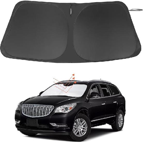 TINGLU Sun Shade For Tesla Model X Tesla X 2016-2024 2025 Accessories Windshield Sun Shade Window Shade UV Rays Protection Sun Visor Cover With