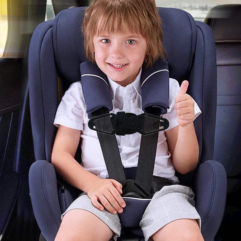 For Child Kids Auto Accessories Car Seat with Fixed Chest Buckle Car Removal Clip Backpack Seat Belt Strap Adjuster Holder