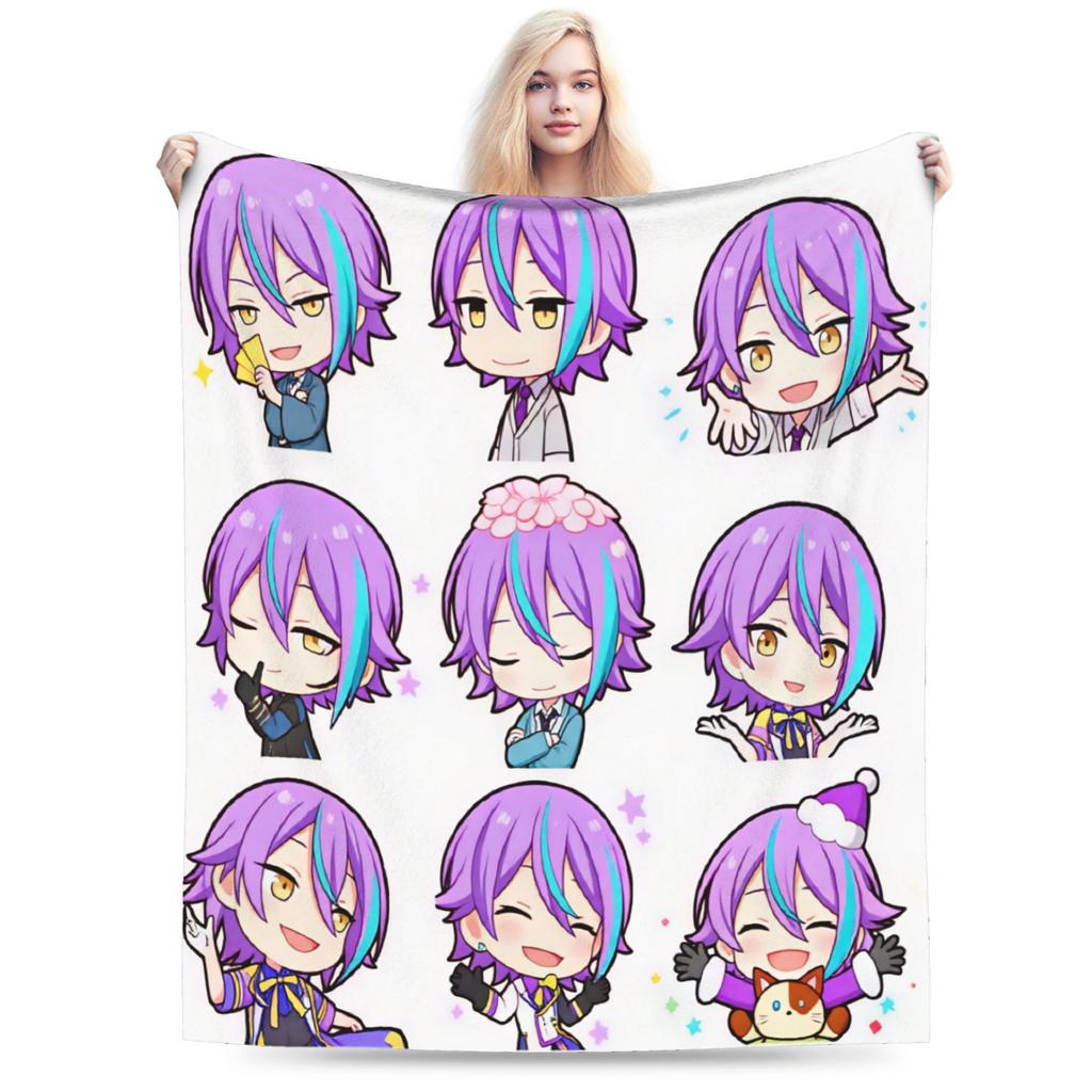 Project Sekai Rui Kamishiro Anime Spiel Decke Weiche Bedruckte Plüschdecke Für Mädchen Jungen Schlafzimmer Flanell Tagesdecke Bettbezug