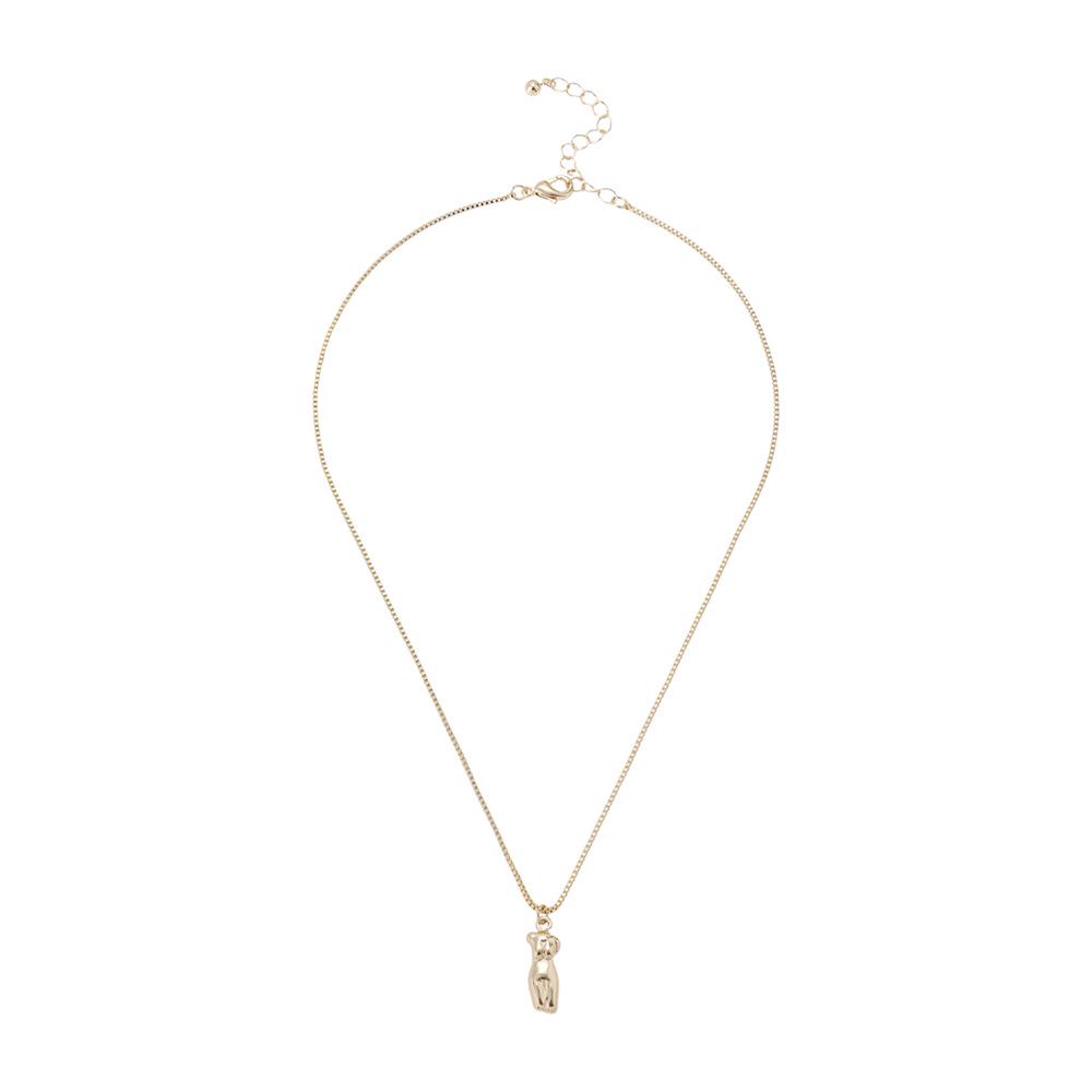 Retro European and American Abstract Pendant Necklace