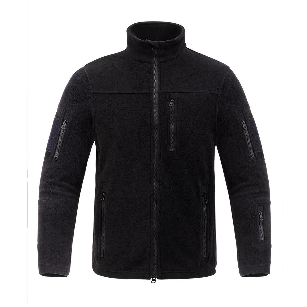Men's Tactical Fleece Jacket for Outdoor Sports - Warm, Long Sleeve, Zipper, Ideal for Autumn and Winter Mountaineering