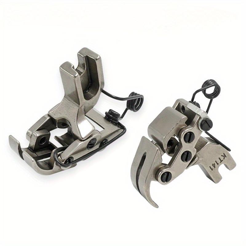 1pc KT141 Industrial Sewing Machine Flat Car Front and Rear Interactive Presser Foot Thick and Thin Through Tank Presser Foot