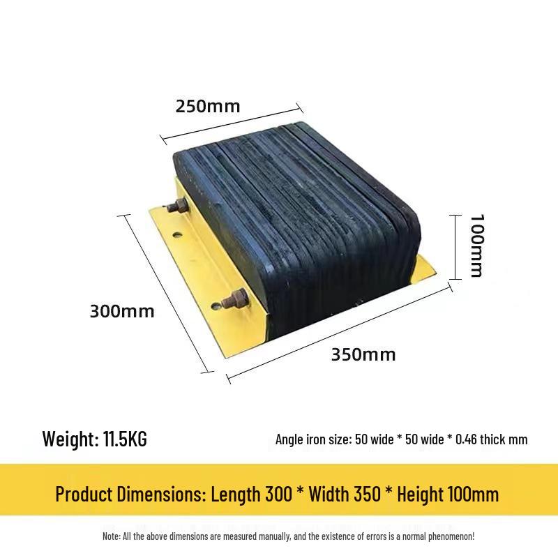 Rubber Anti-Collision Buffer Pad for Unloading Platforms