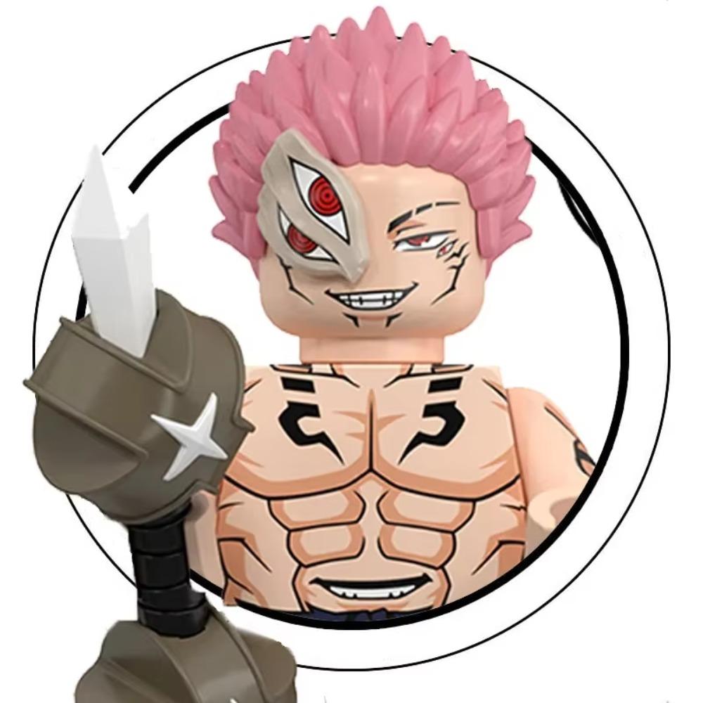 WM6200 WM6201 WM6202 WM6140 WM6139 Jujutsu Kaisen Building Blocks Mini Action Figure Itadori Yuji Gojo Satoru Ryomen Gifts Toys