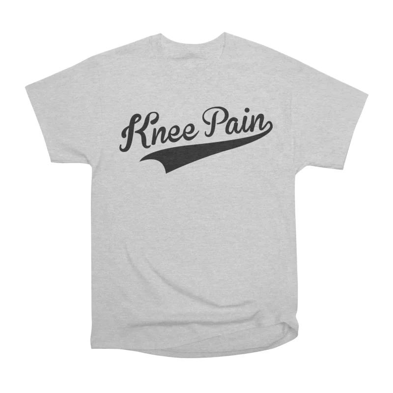 

Мужские повседневные рубашки с коротким рукавом БОЛЬ В КОЛЕНЕ Серые футболки Оверсайз футболки S серый