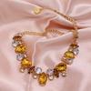 Collare per Gatti Regolabile Acciaio Inossidabile Collare con Diamanti Accessori alla Moda per Animali Fotografia di Matrimonio