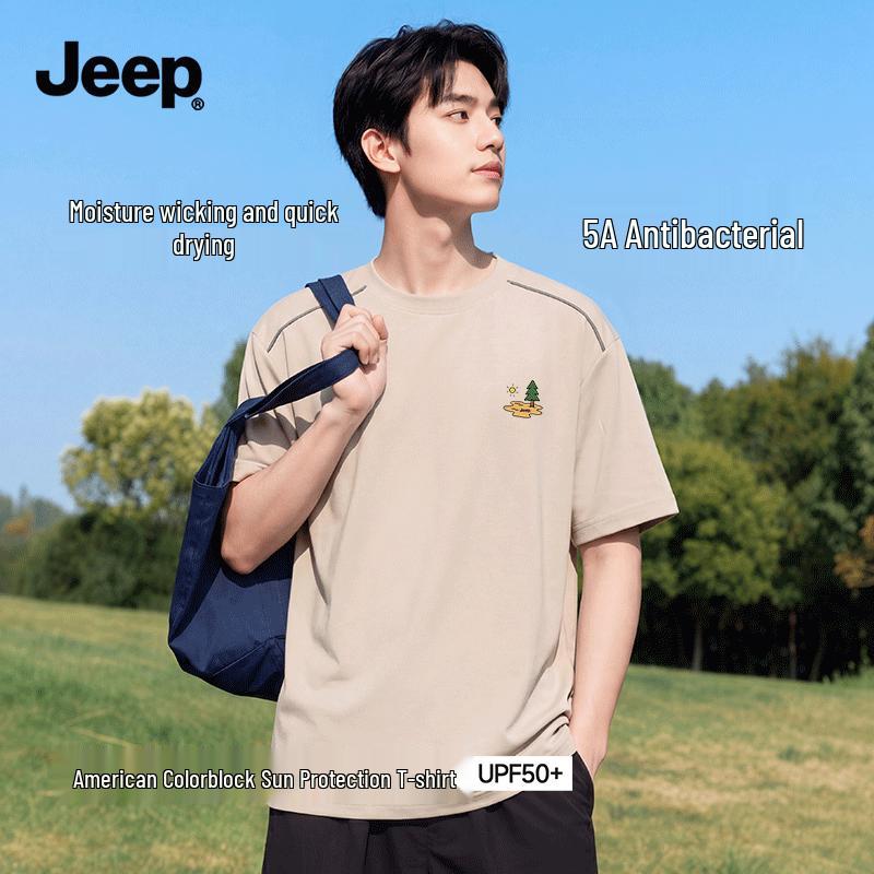 

JEEP Men s 2026 Summer Quick-Dry Sport T-Shirt 4XL