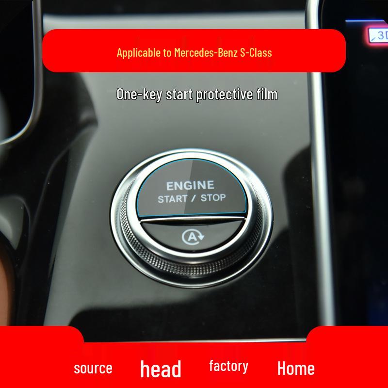 Compatible Tempered Film for 25 Mercedes-Benz S-Class and Maybach Navigation and Control Screens