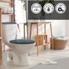 1 Set Machine Washable Toilet Seat Cover Dustproof Bathroom Toilet Cover Set  Bathroom