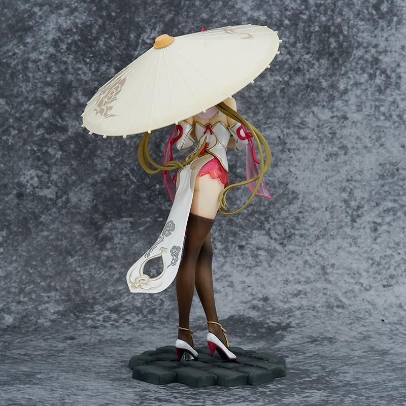 Honkai Impact 3rd Cheongsam Rita Huanxisha Figure Antique Umbrella Standing Position Anime Beautiful Girl Second Dimensional Model Gift