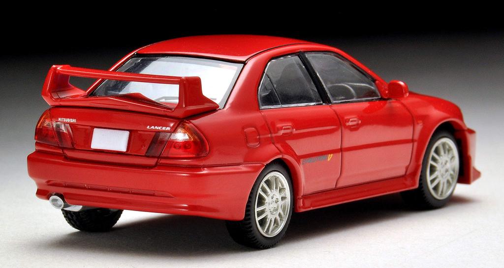 Tomica Limited Vintage Neo Scale Mitsubishi Lancer GSR Evolution V Red 1/64 LV-N187b (Finished Product)