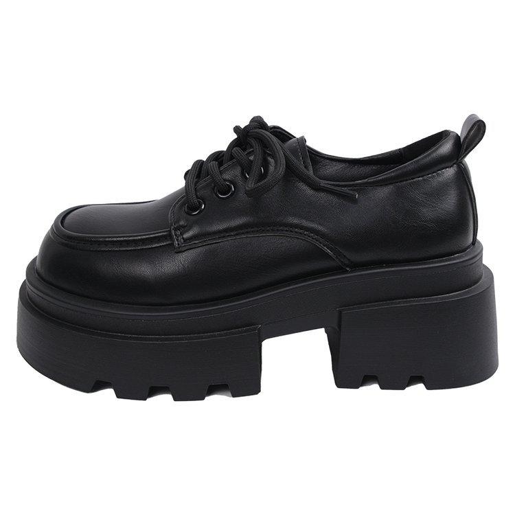 [Yushilai] British style platform small leather shoes for women's 2025 summer new Japanese JK round head with skirt single shoes