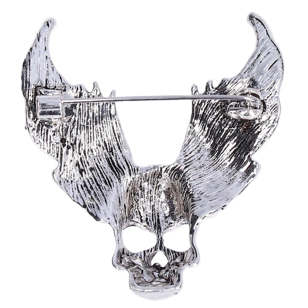 Drill Skull Brooch Sparkling S Fashion Personality Brooch Accessories for Suit Coat