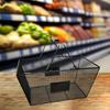 Large Capacity Hand Basket with Metal Construction for Convenience